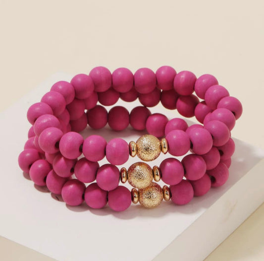 Pink Bracelet Set