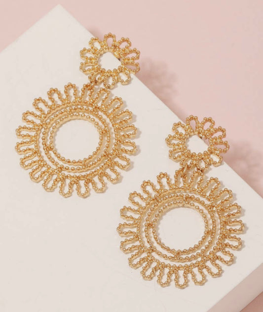 Ornate Gold Earrings